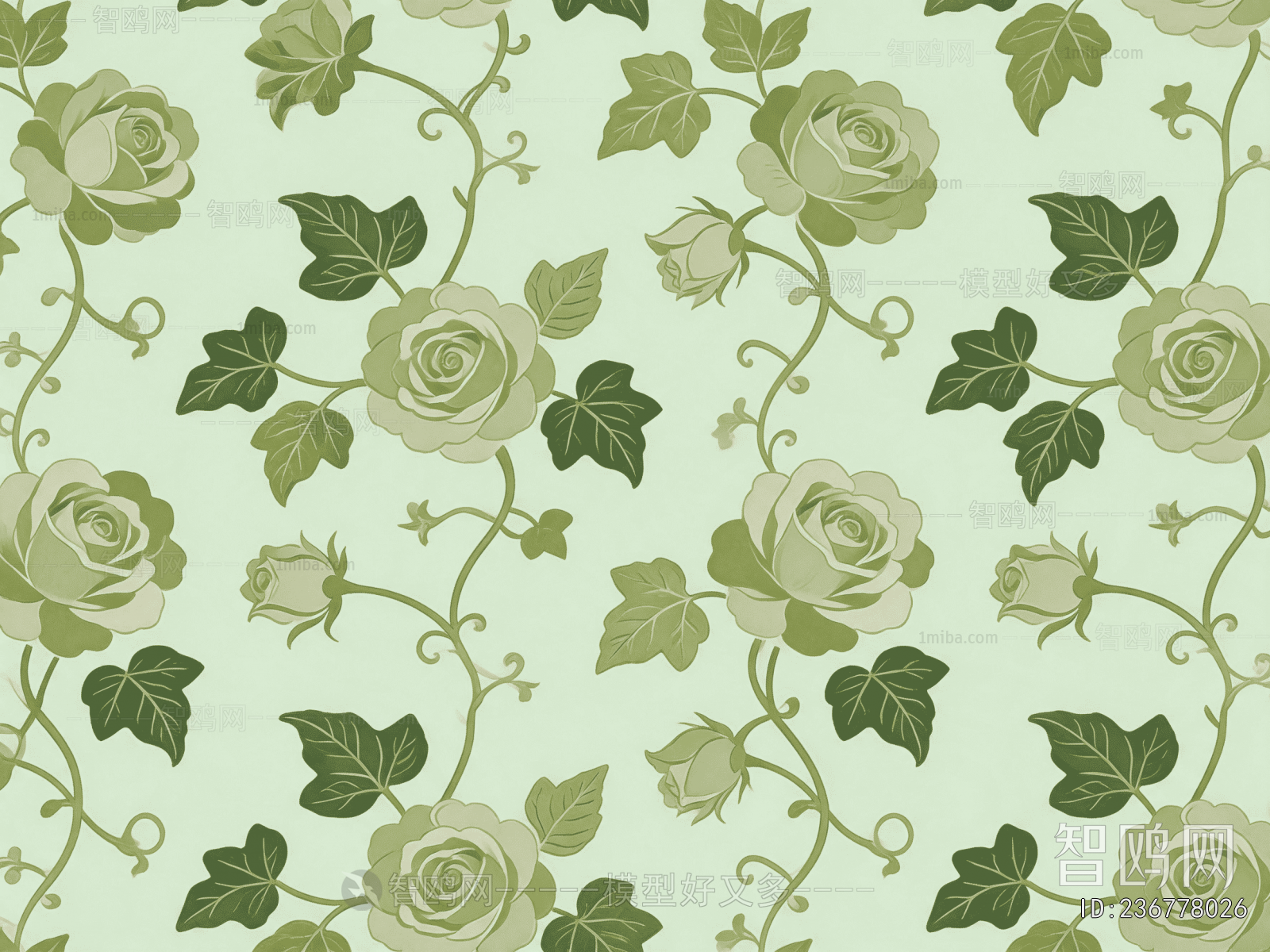 Animal And Plant Pattern Wallpaper