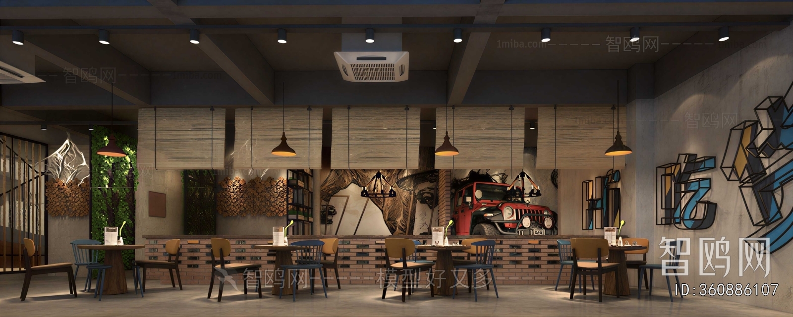 Industrial Style Restaurant