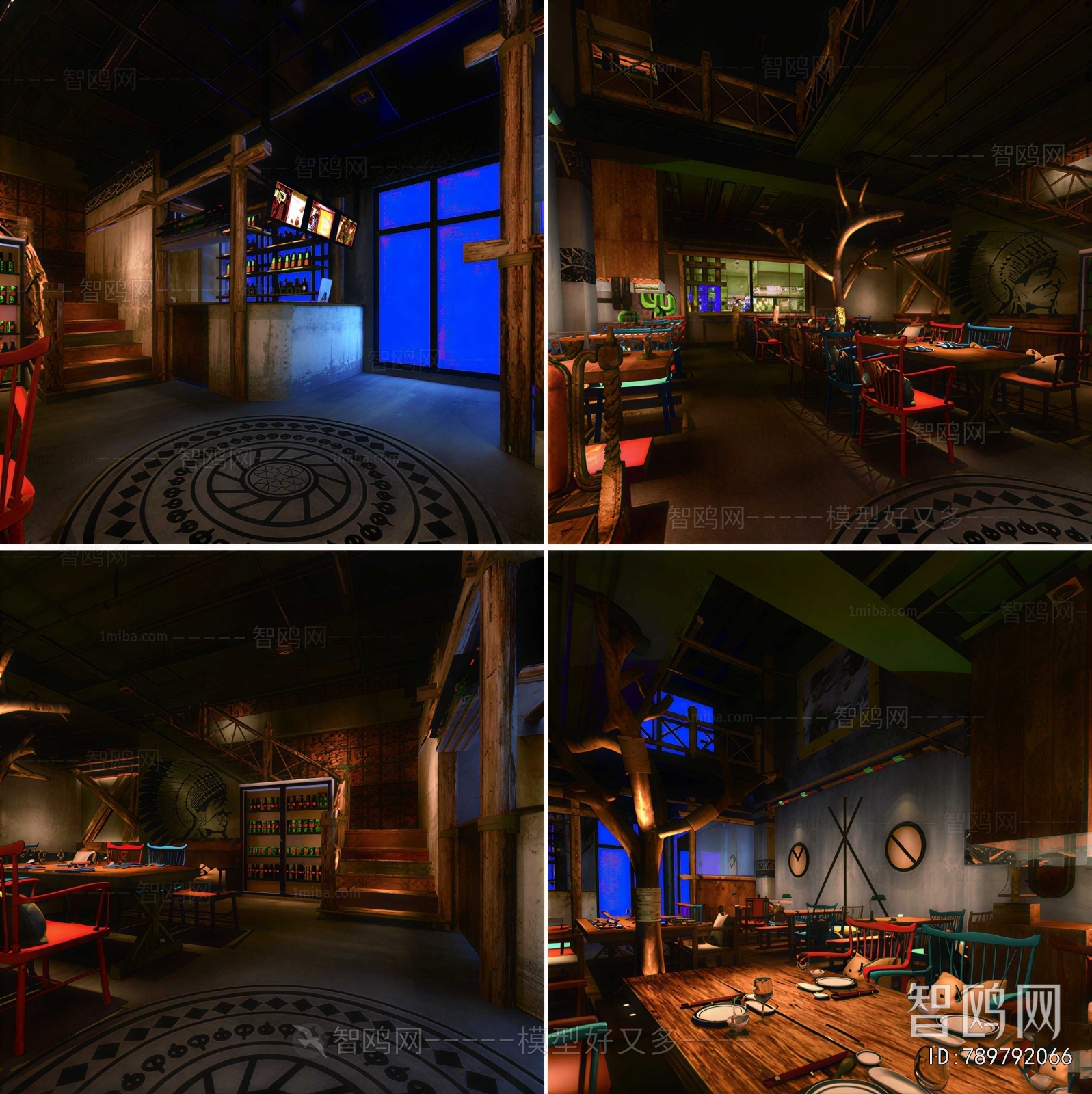Industrial Style Dining Room