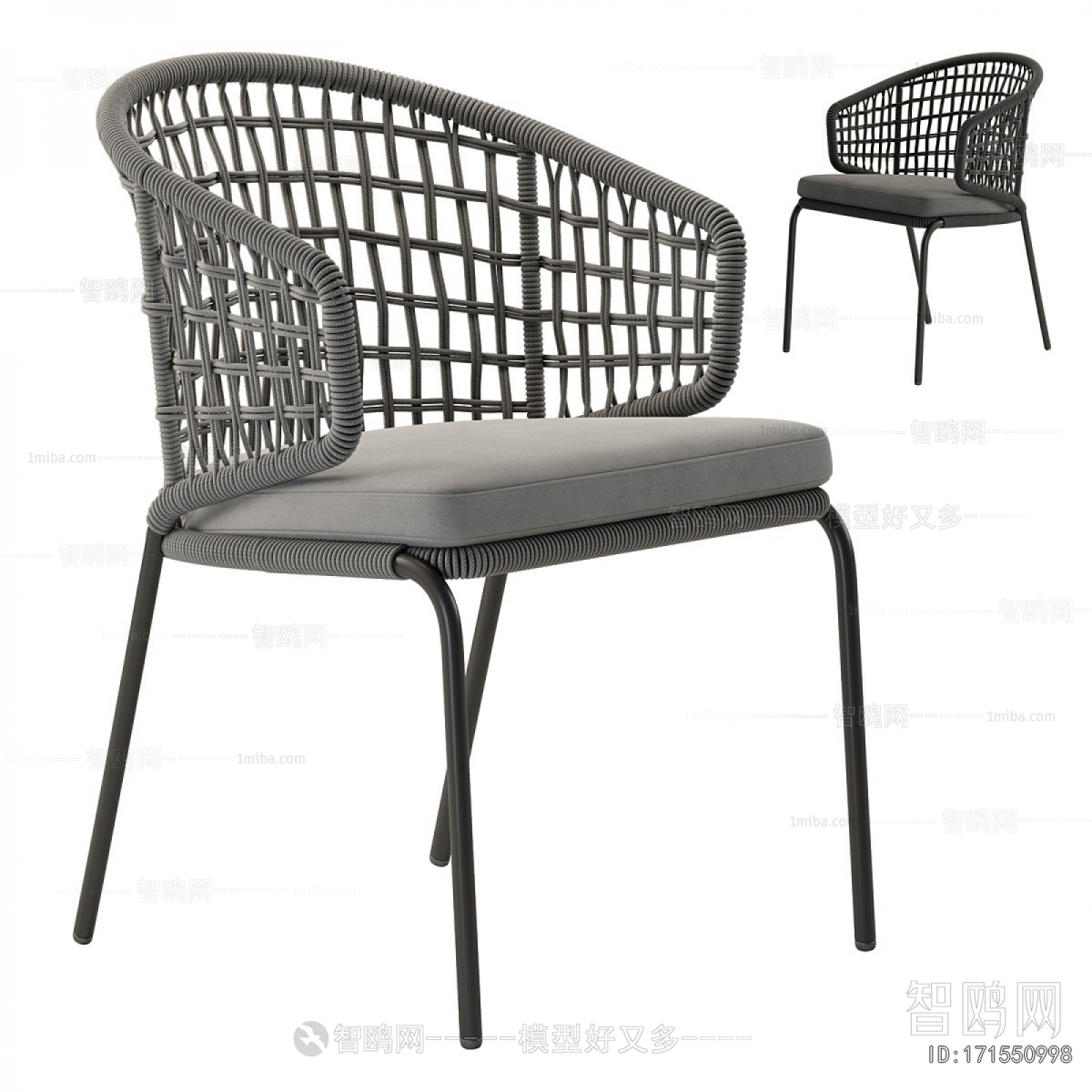 Wabi-sabi Style Lounge Chair