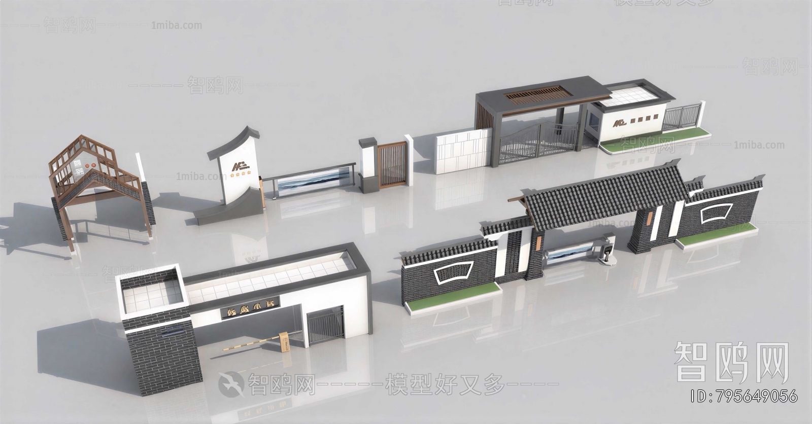 New Chinese Style Facade Element