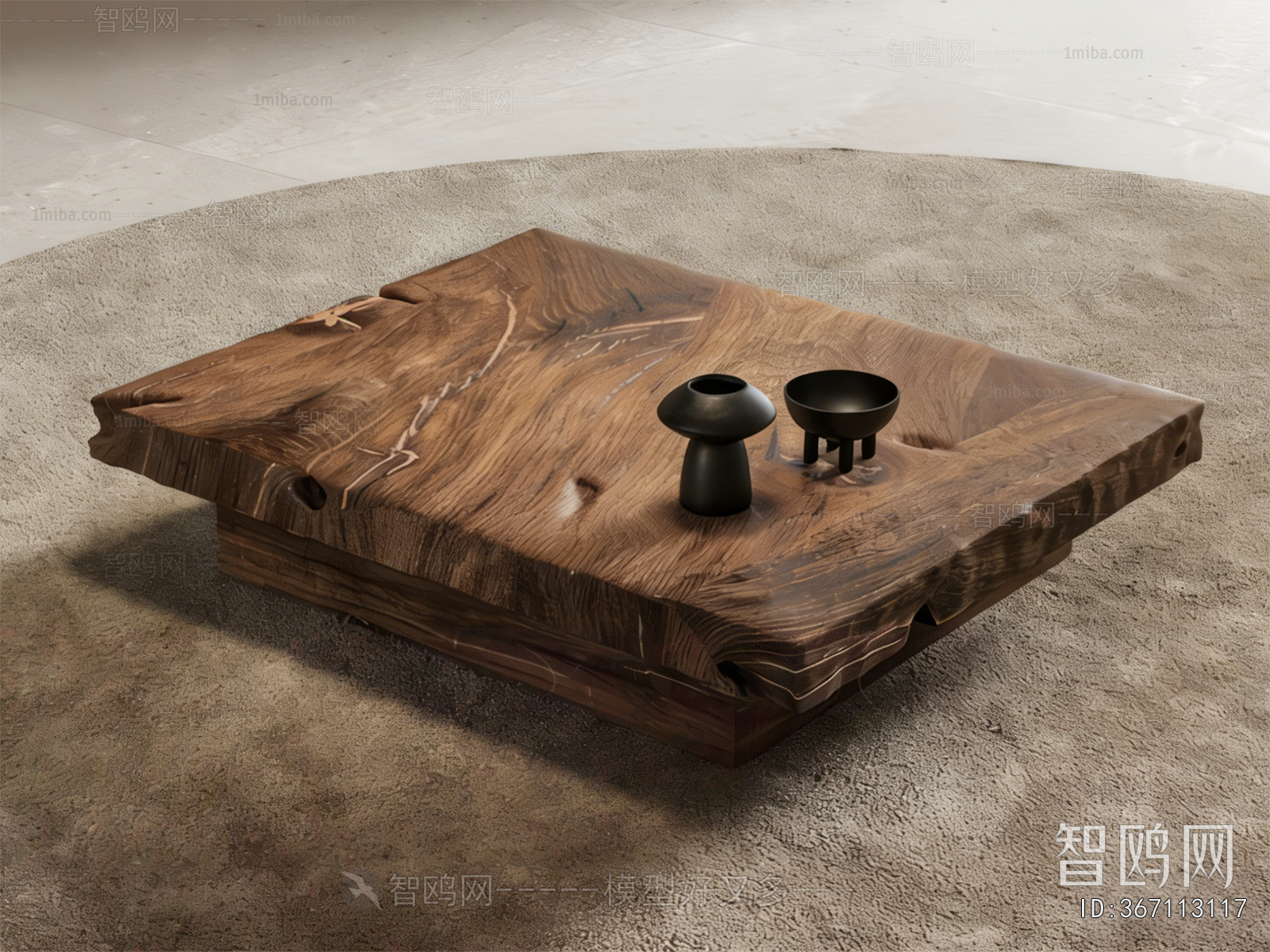 Wabi-sabi Style Coffee Table