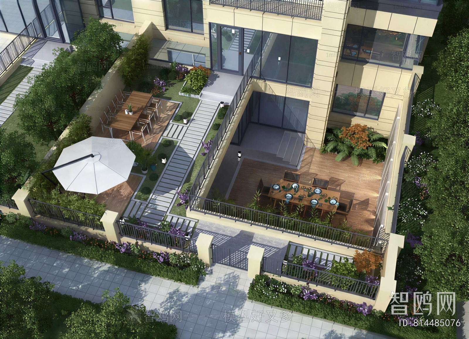 Modern Courtyard/landscape