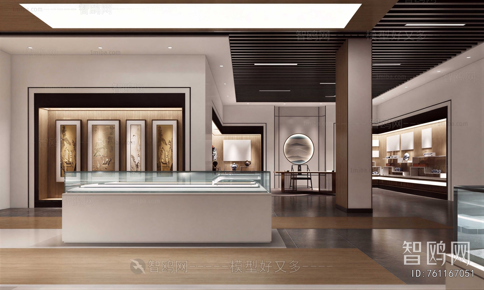 New Chinese Style Exhibition Hall
