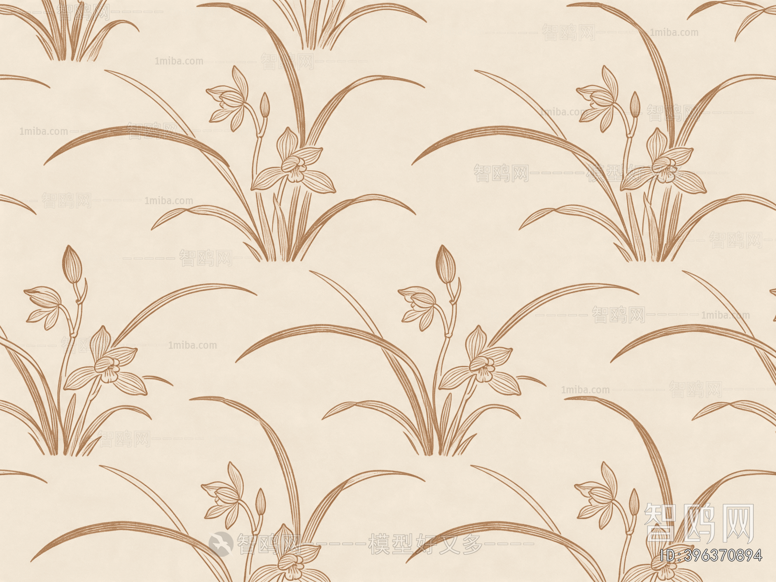 Animal And Plant Pattern Wallpaper