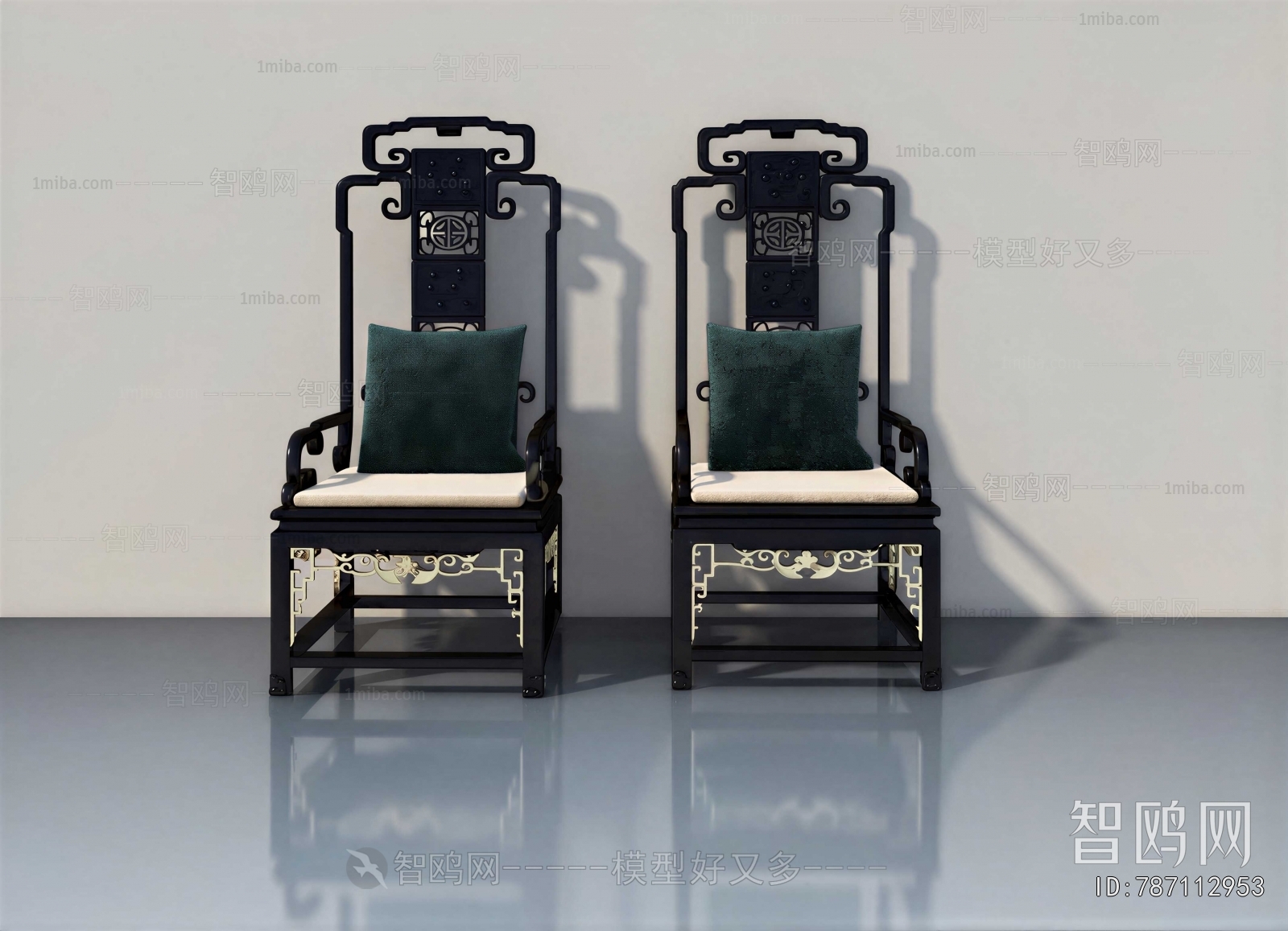New Chinese Style Lounge Chair