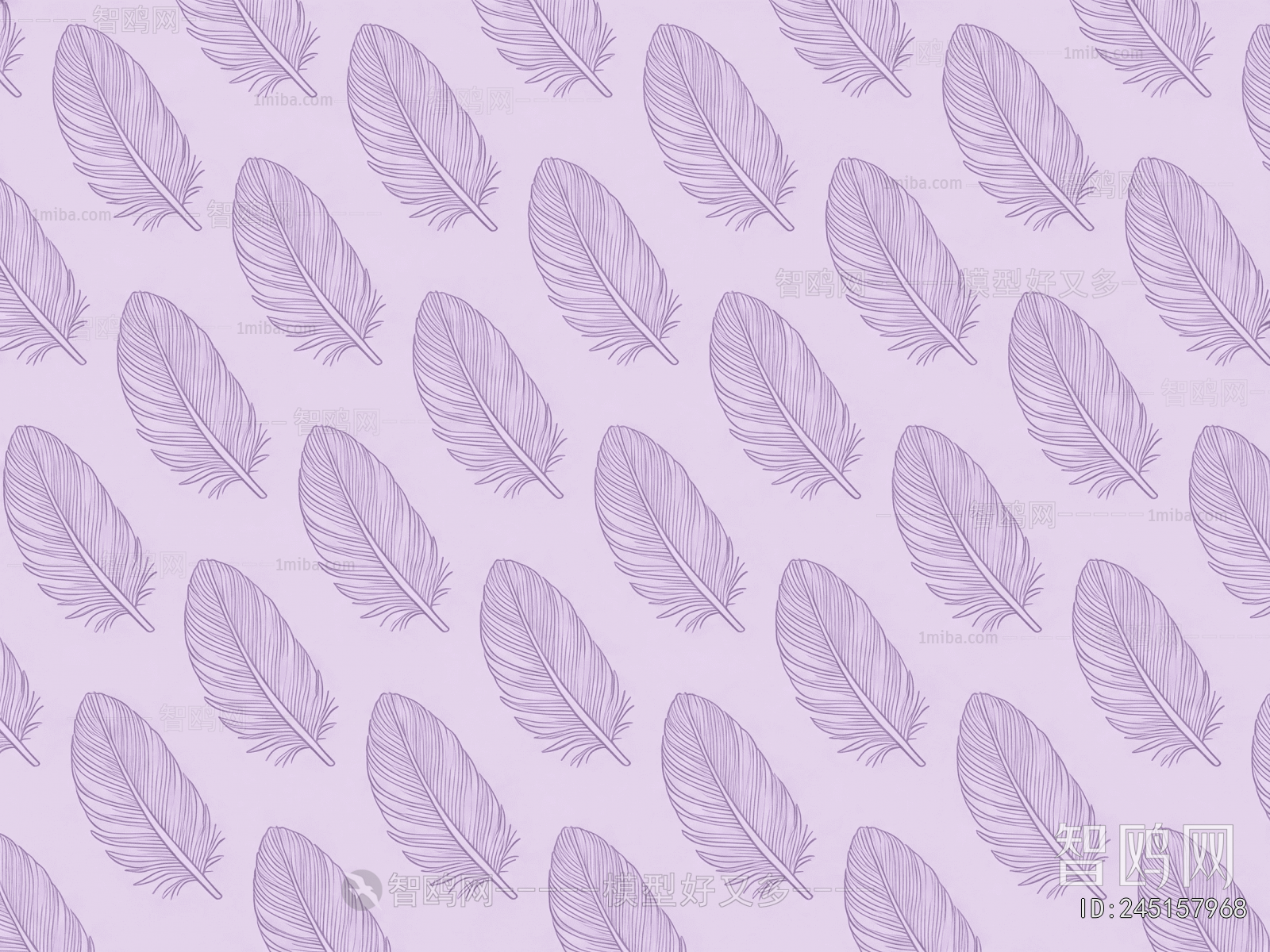 Animal And Plant Pattern Wallpaper
