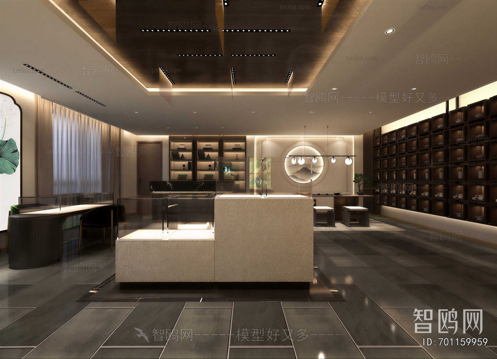 New Chinese Style Exhibition Hall