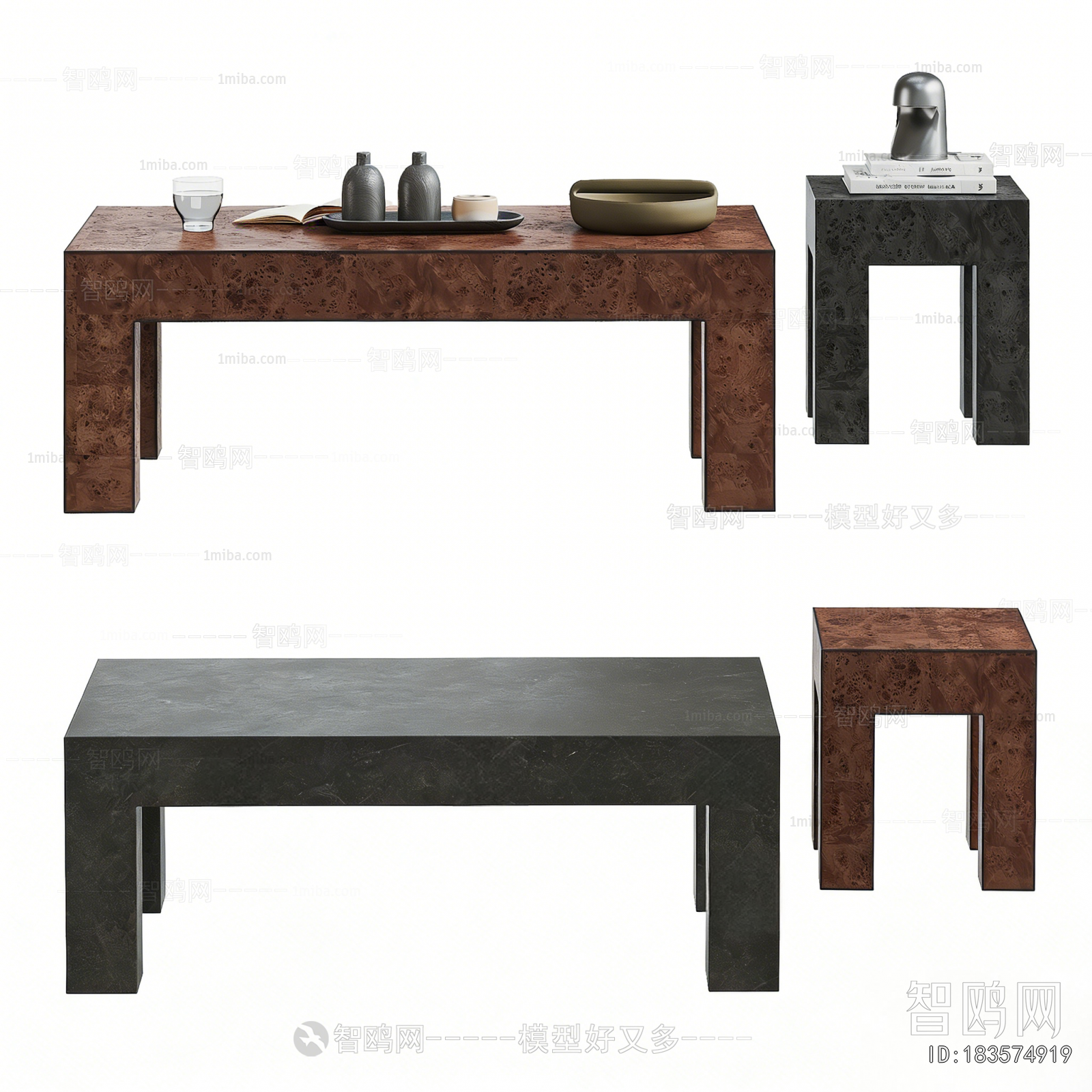 Wabi-sabi Style Coffee Table
