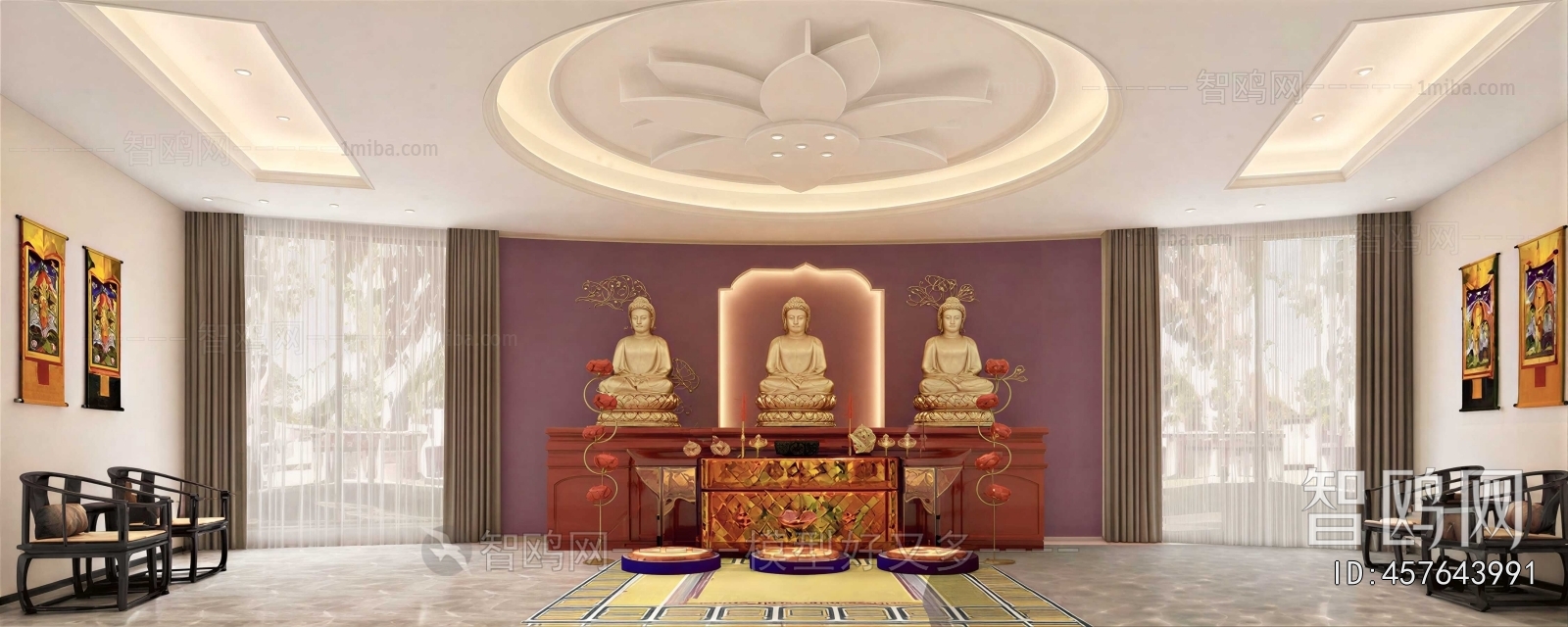 New Chinese Style Temple