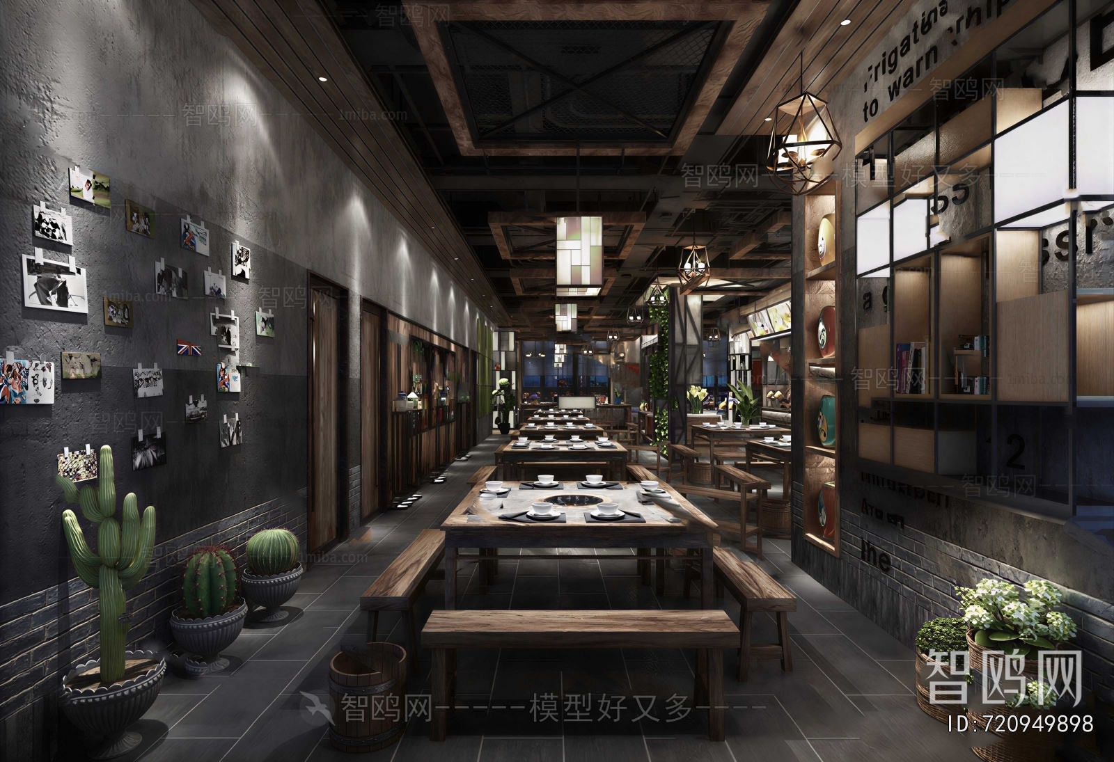 Industrial Style Hot Pot Restaurant
