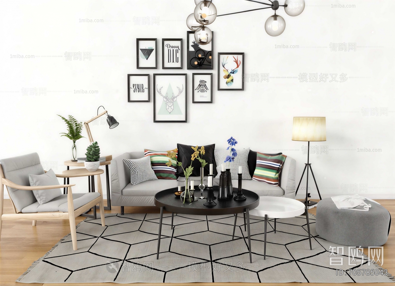 Nordic Style A Living Room