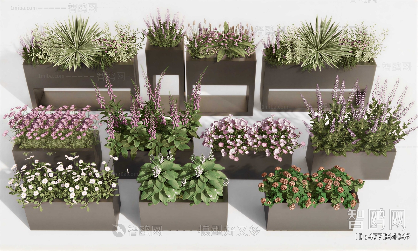 Modern Flower Bed, Flower Bowl, Flower Box