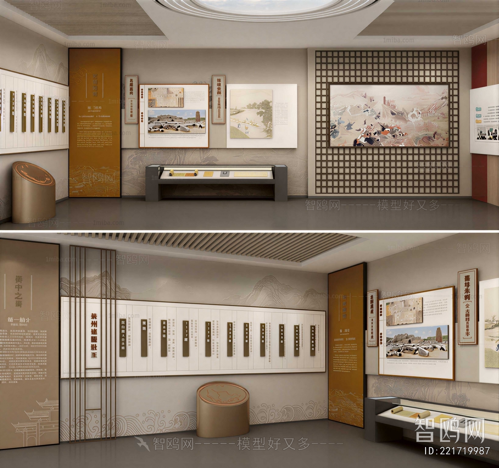 New Chinese Style Exhibition Hall