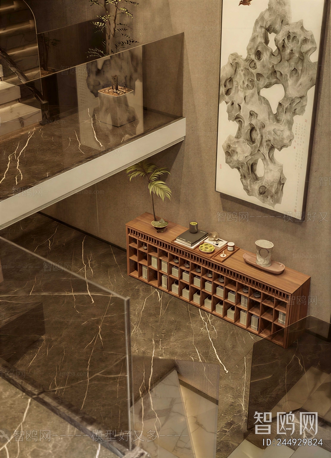 New Chinese Style Hallway