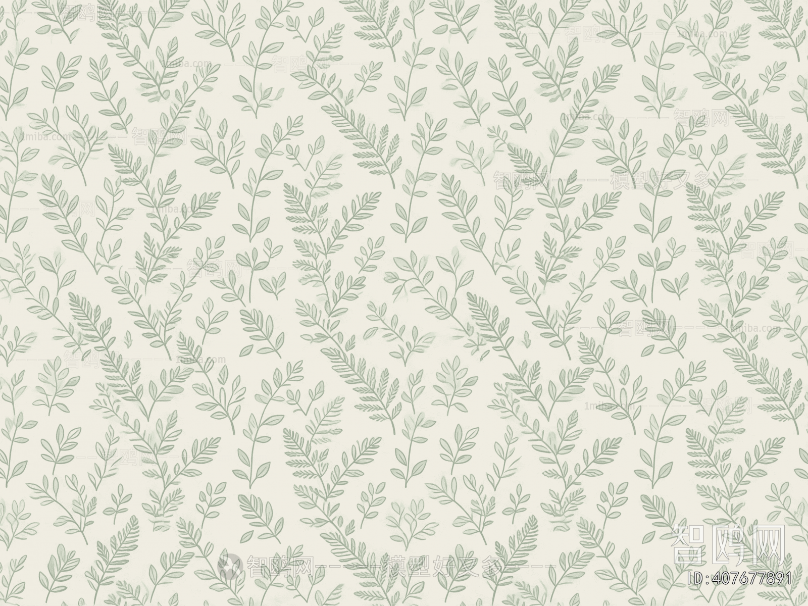 Animal And Plant Pattern Wallpaper