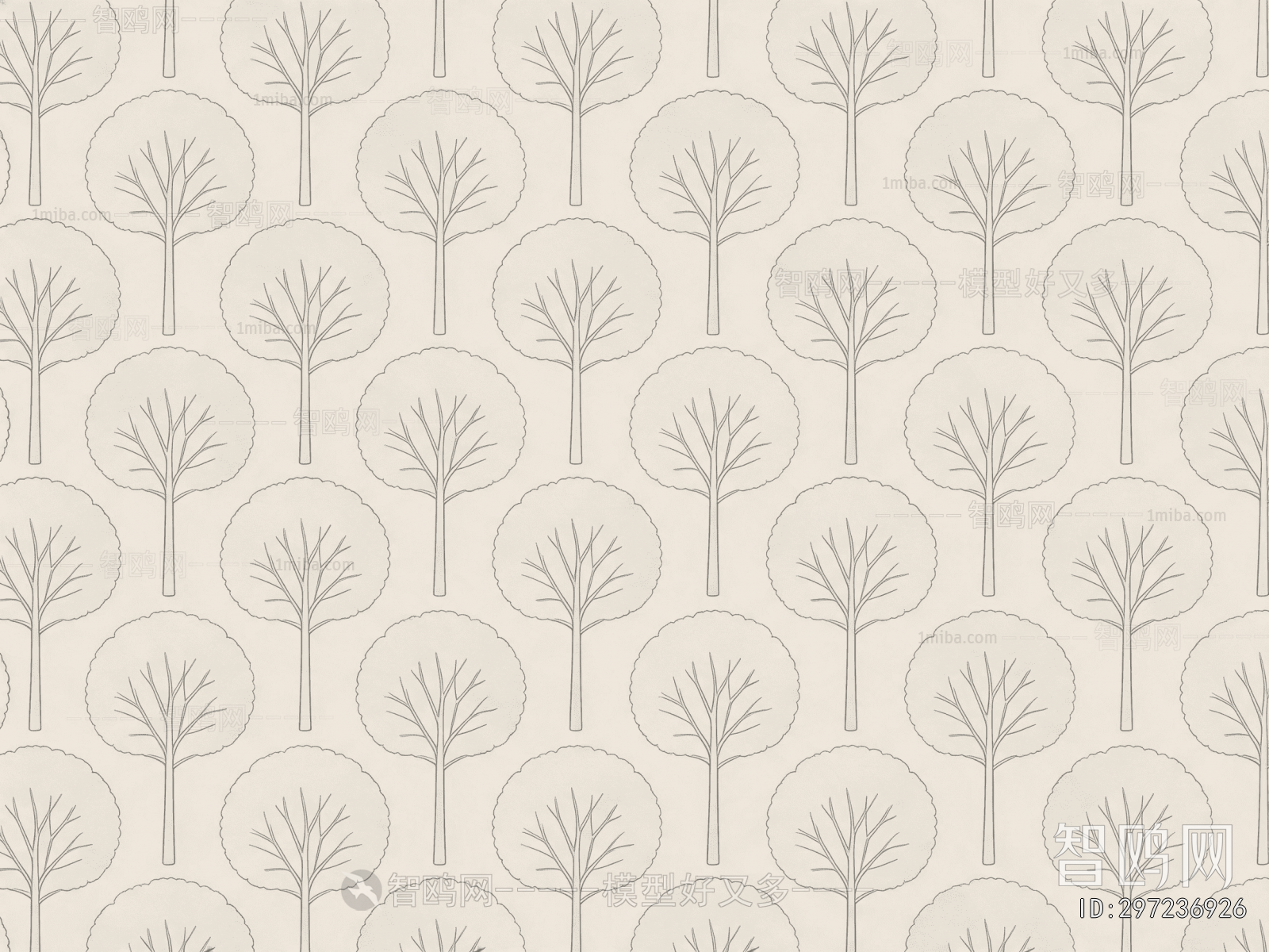 Animal And Plant Pattern Wallpaper