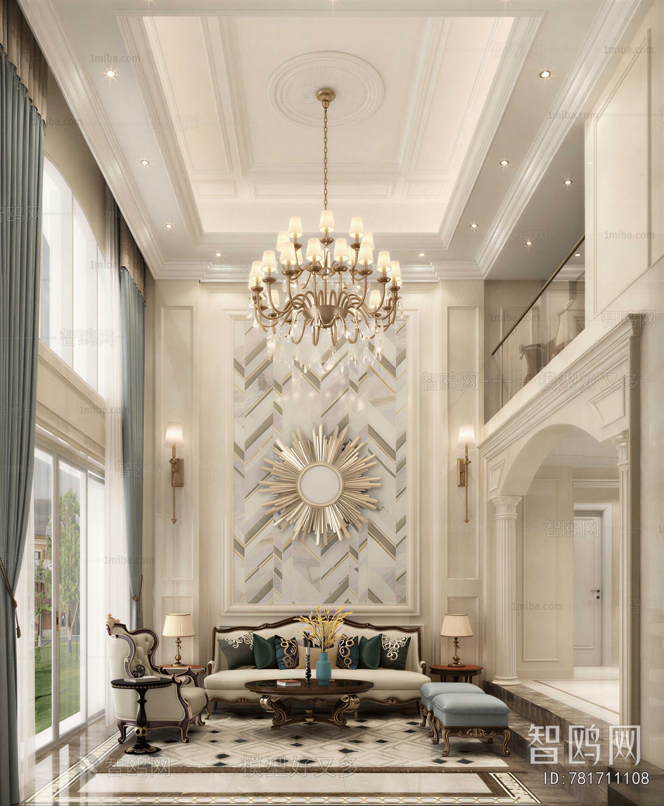 European Style A Living Room