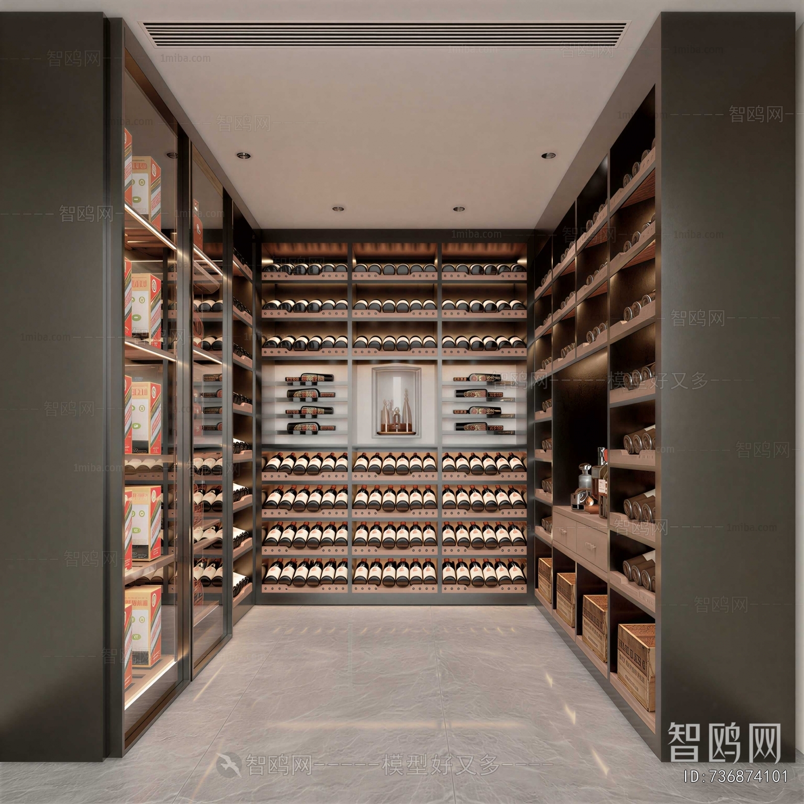 Modern Wine Cellar/Wine Tasting Room