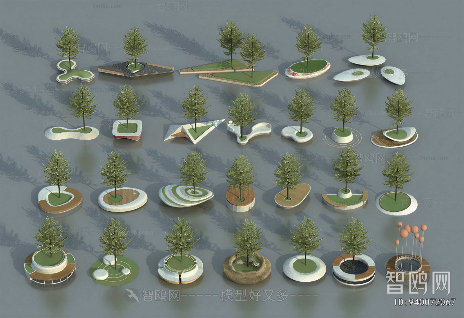 Modern Tree Pool