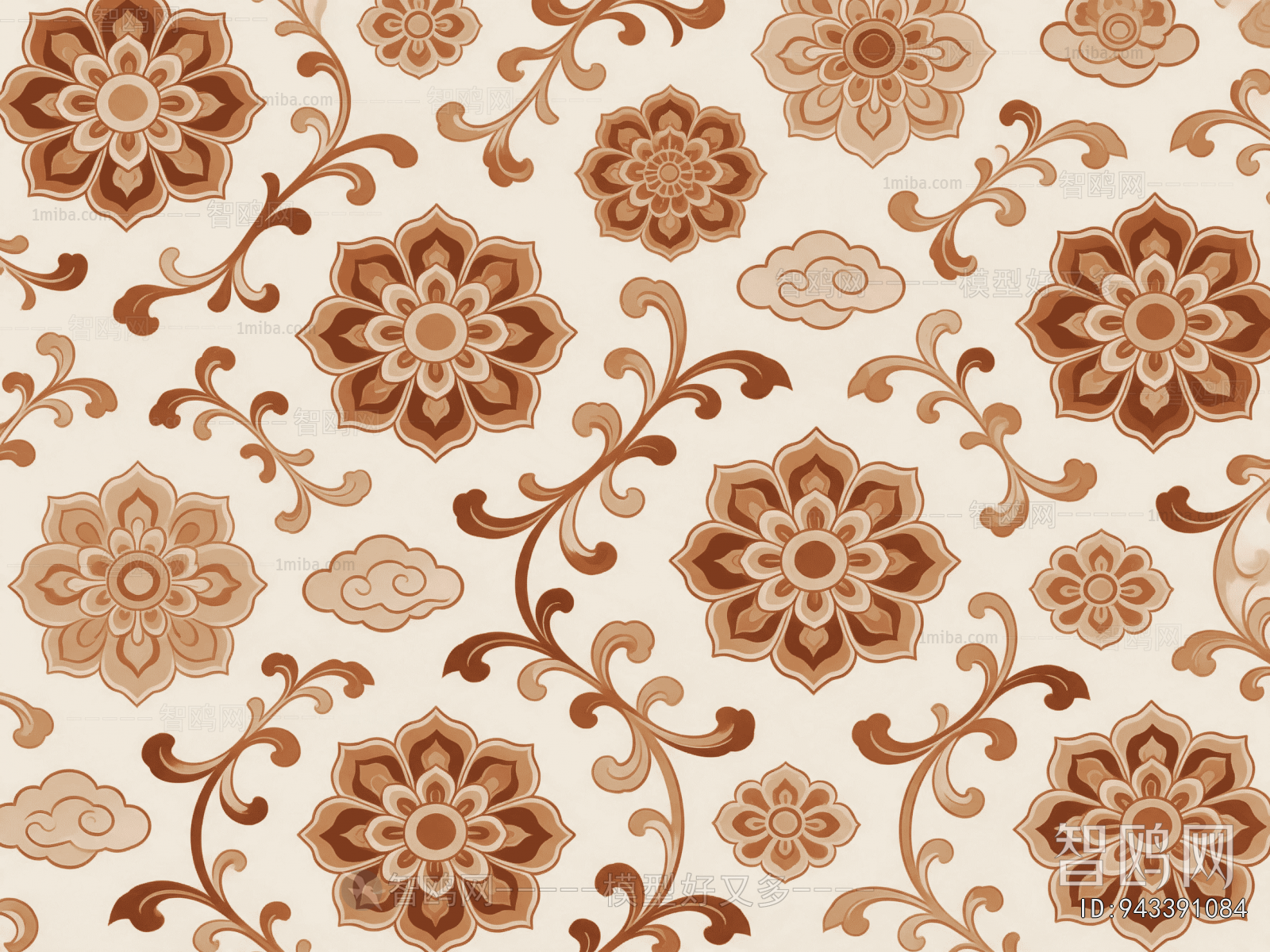 Animal And Plant Pattern Wallpaper