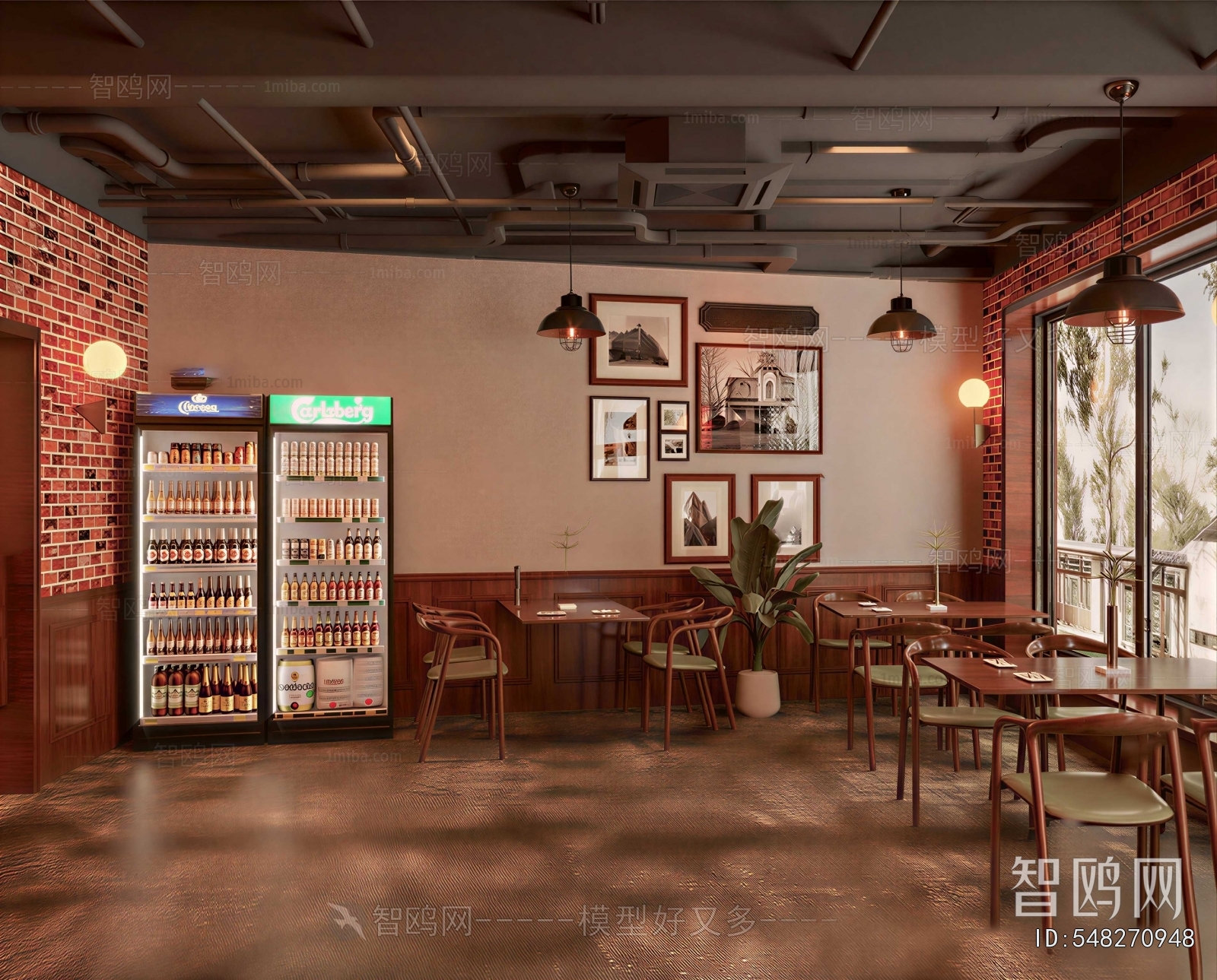 Modern Barbecue Restaurant