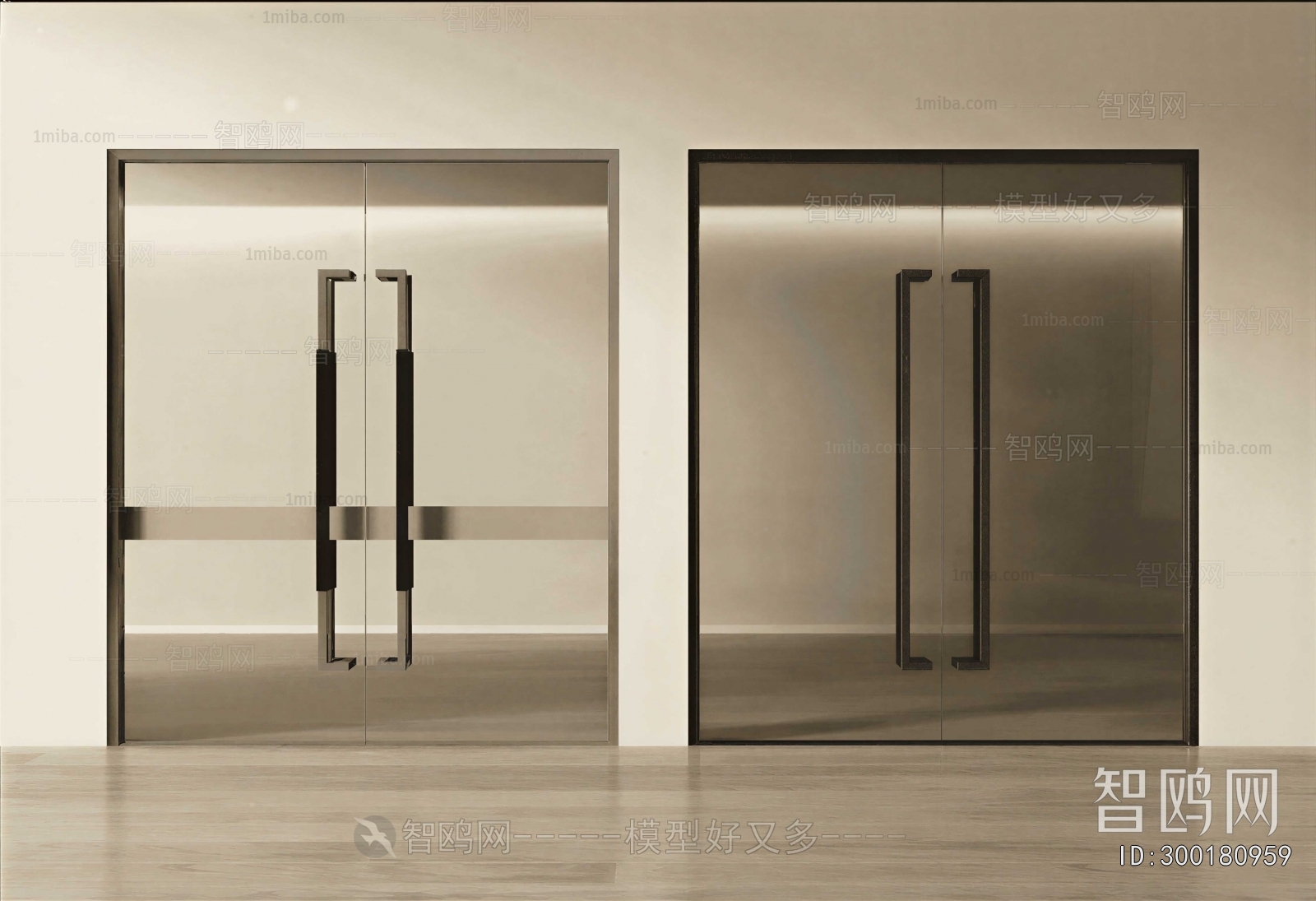 Modern Double Door