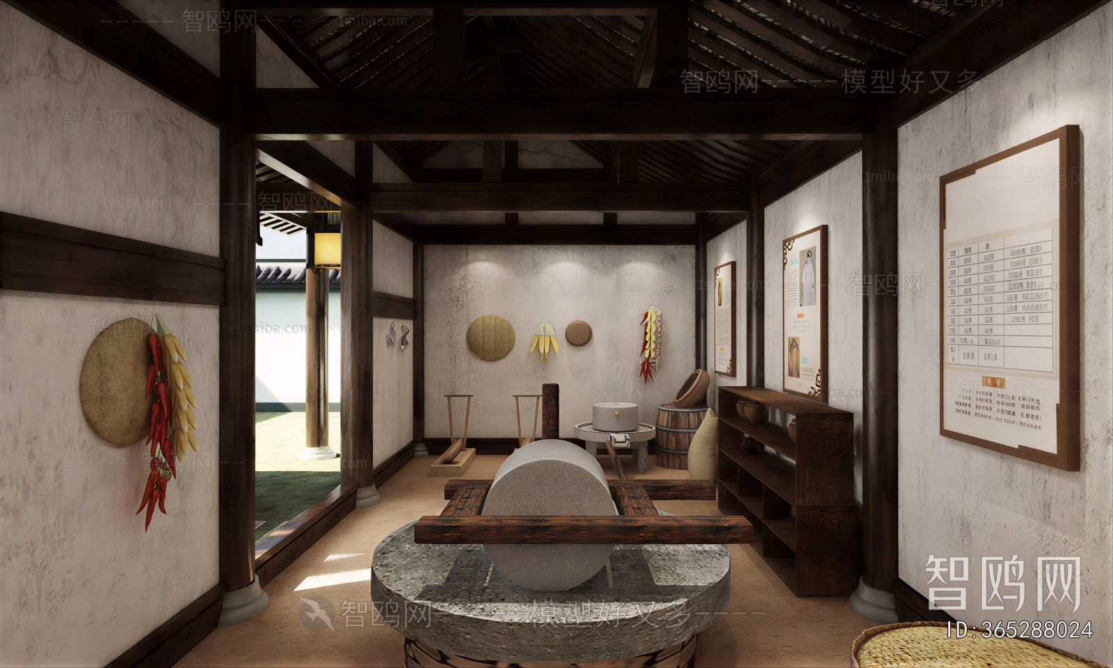 New Chinese Style Exhibition Hall