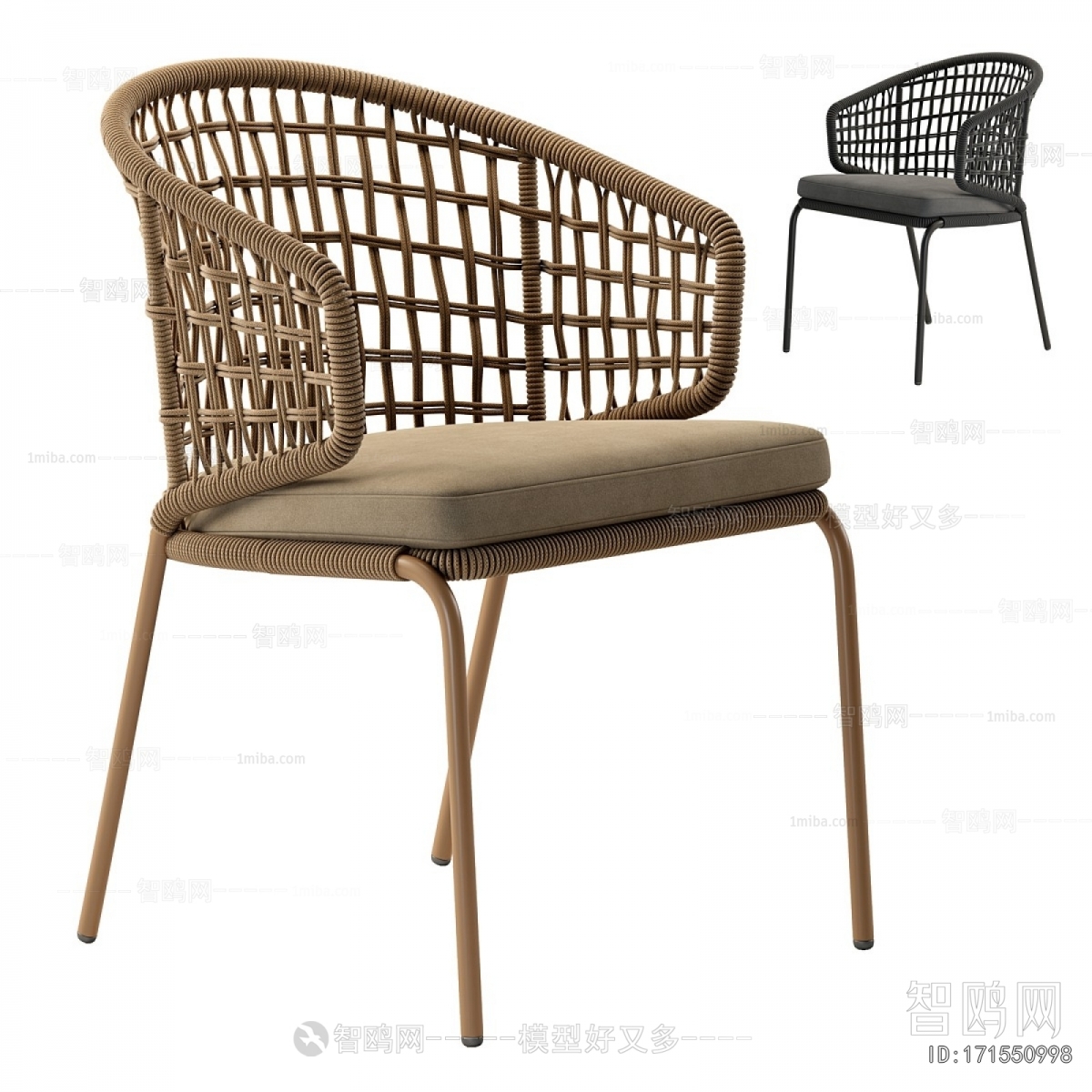 Wabi-sabi Style Lounge Chair