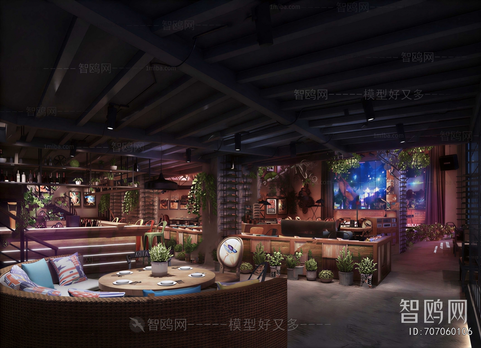 Industrial Style Restaurant
