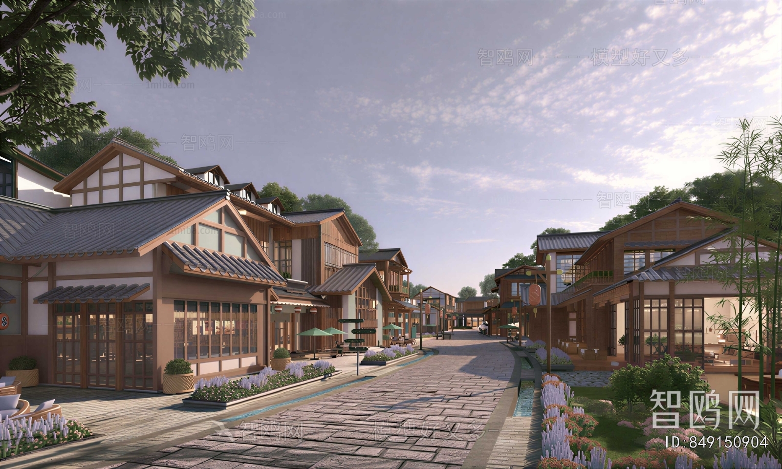 New Chinese Style Commercial Street