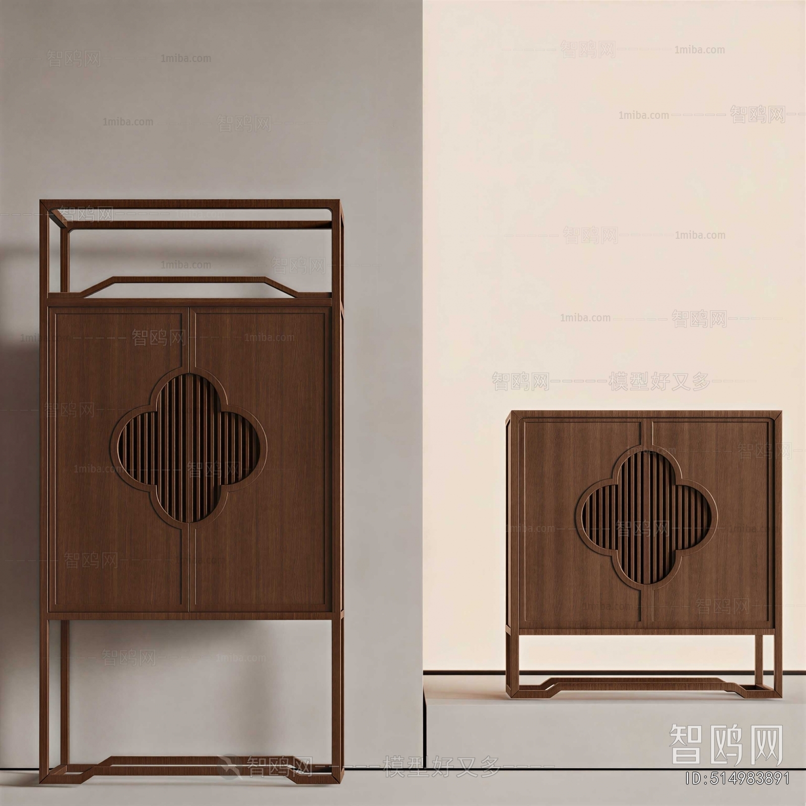 New Chinese Style Decorative Cabinet