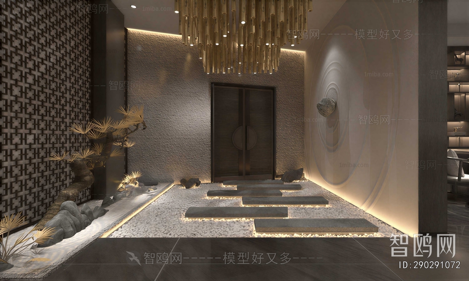 New Chinese Style Hallway