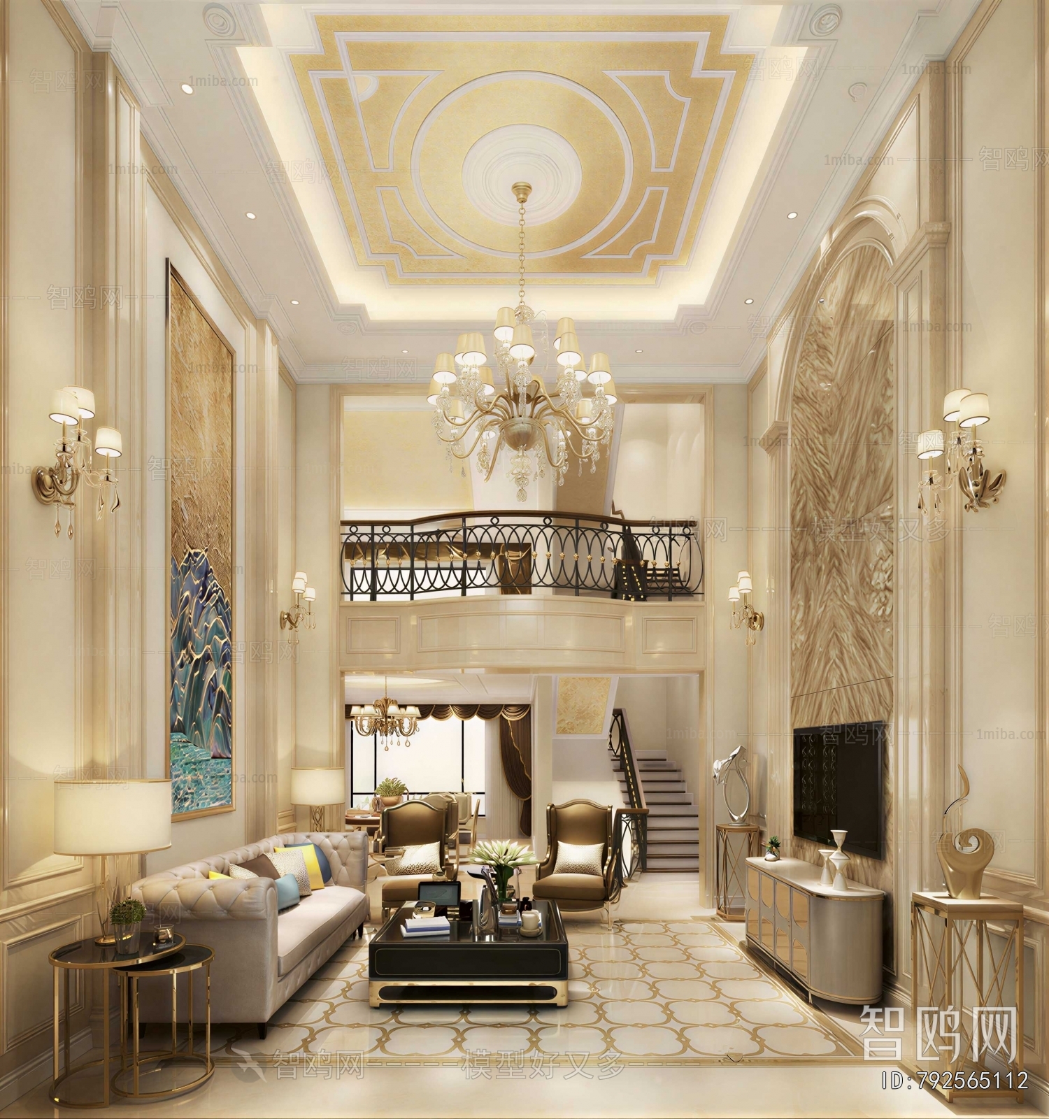 European Style A Living Room