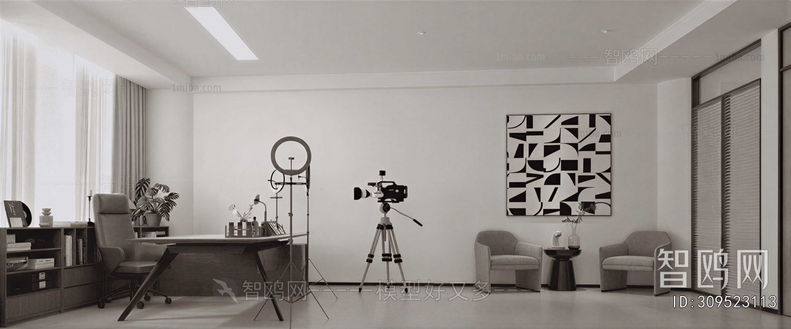 Modern Studio/Recording Studio/Live Room