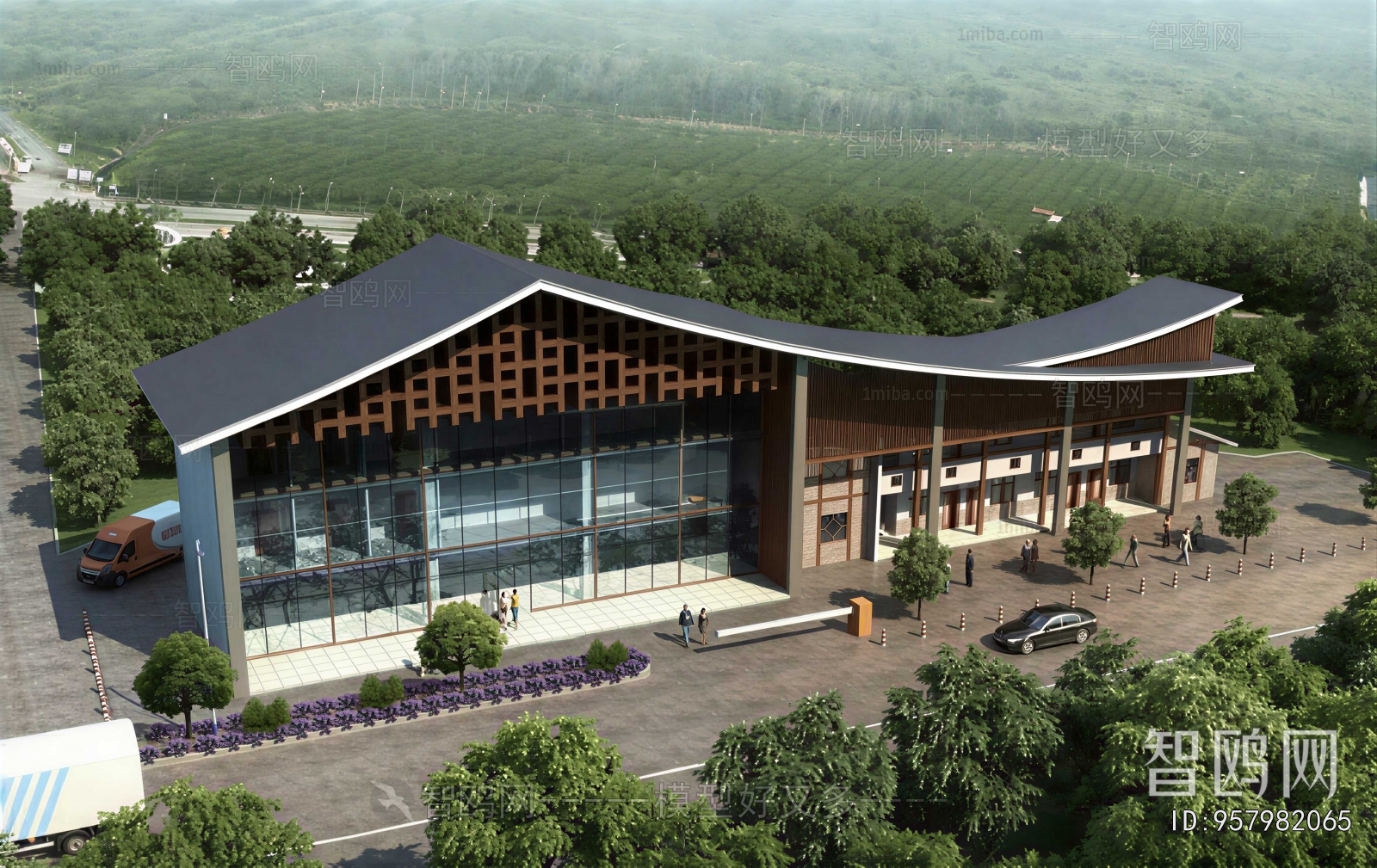 Modern Public Building
