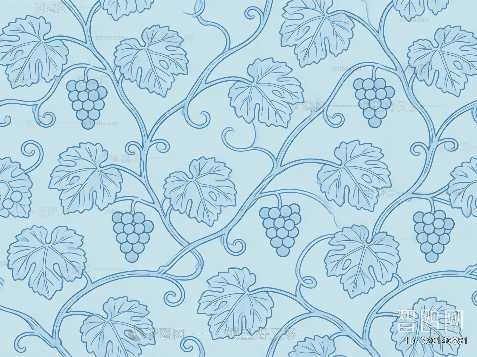Animal And Plant Pattern Wallpaper