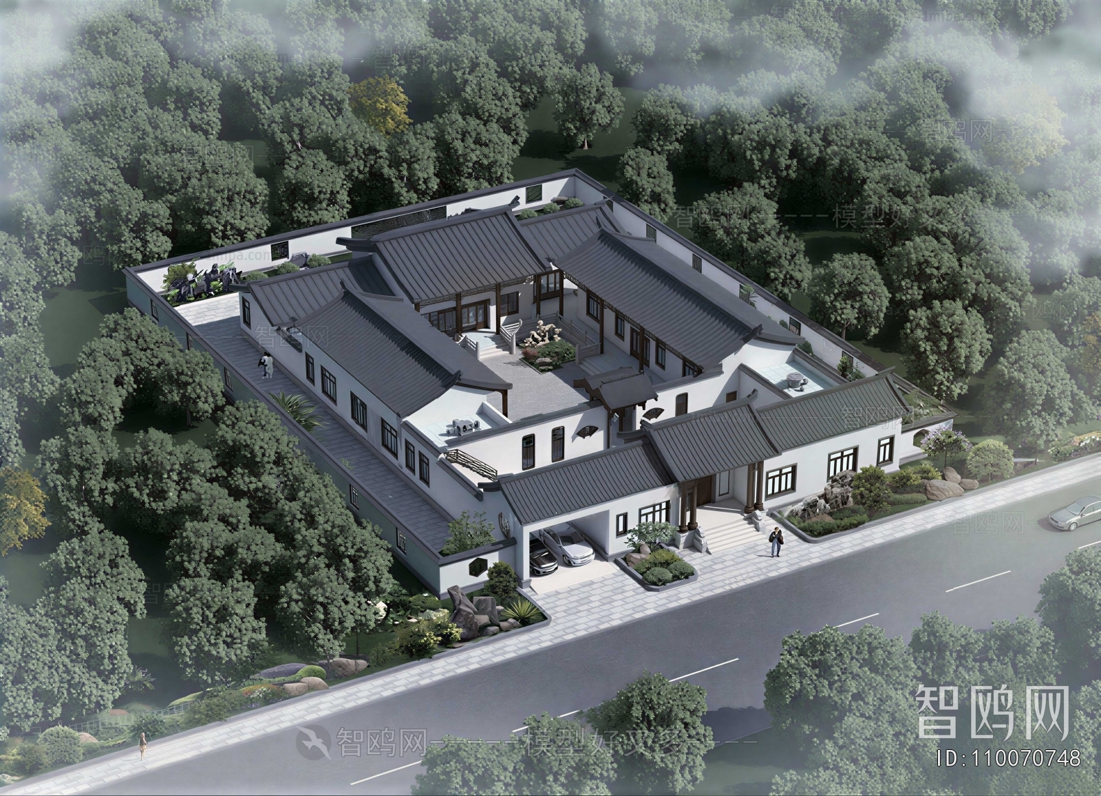 New Chinese Style Detached Villa