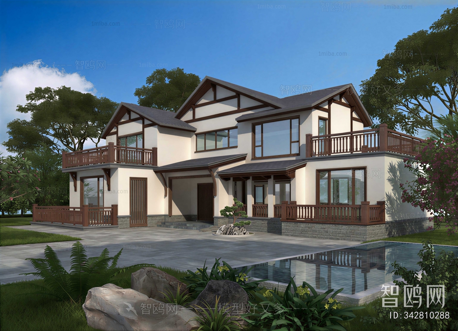 New Chinese Style Detached Villa