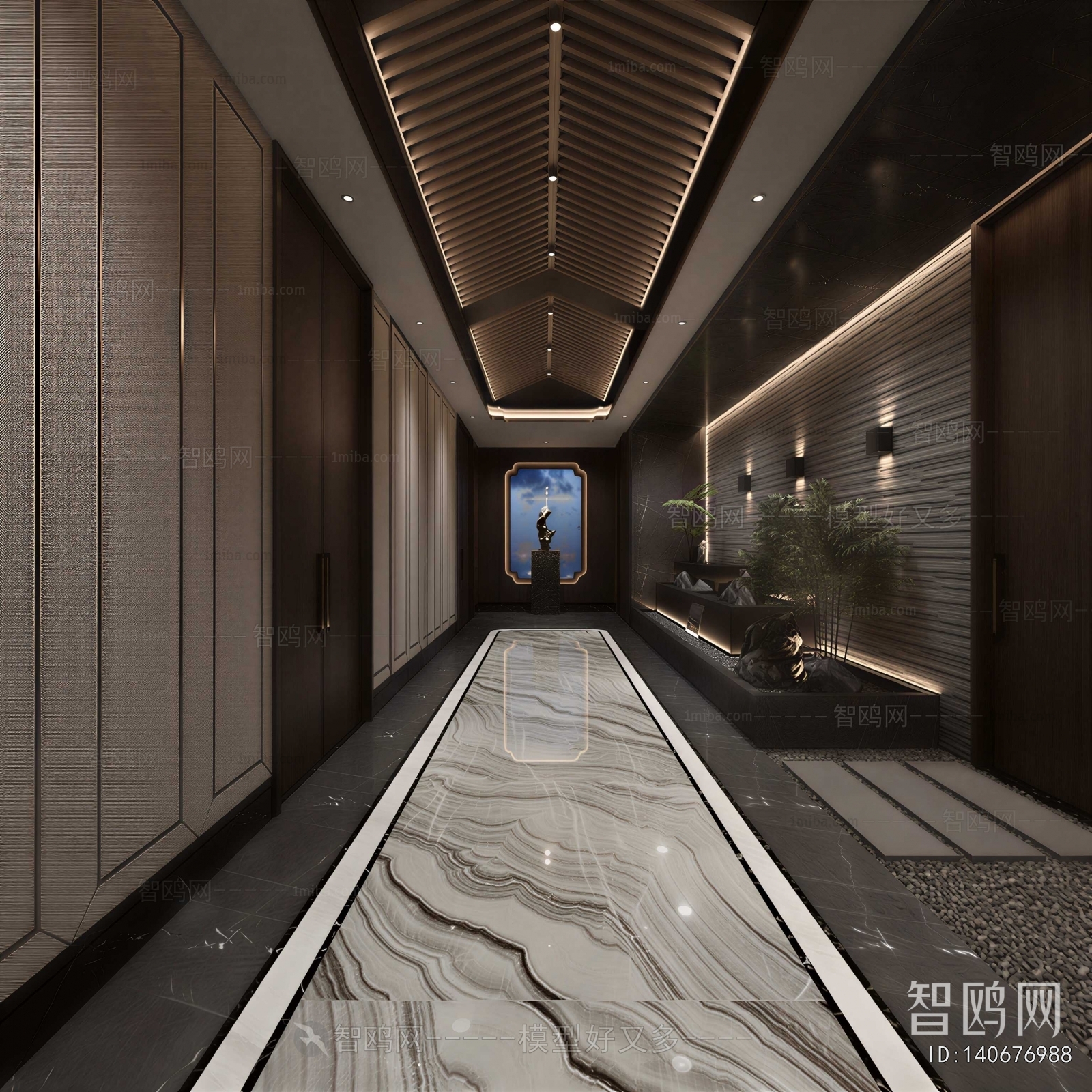 New Chinese Style Corridor