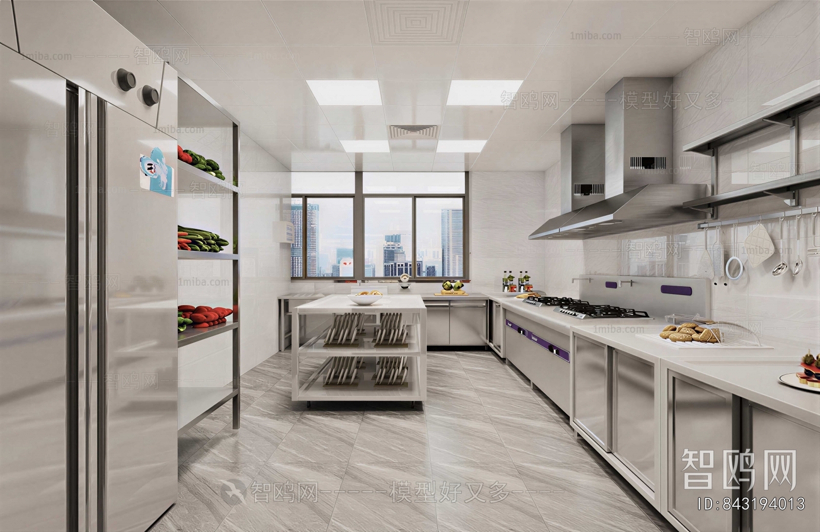Modern Central Kitchen