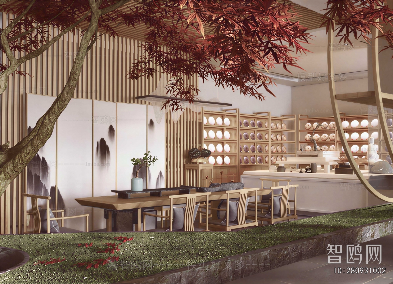New Chinese Style Teahouse Tea House
