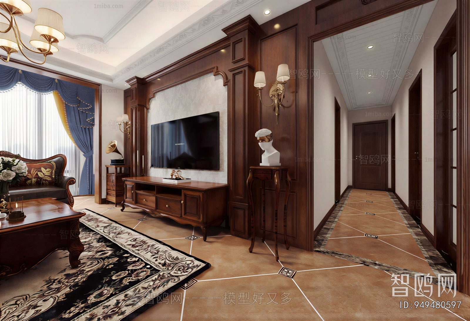 European Style A Living Room