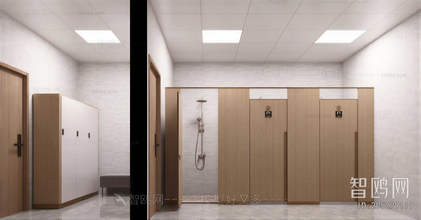 Modern Public Toilet