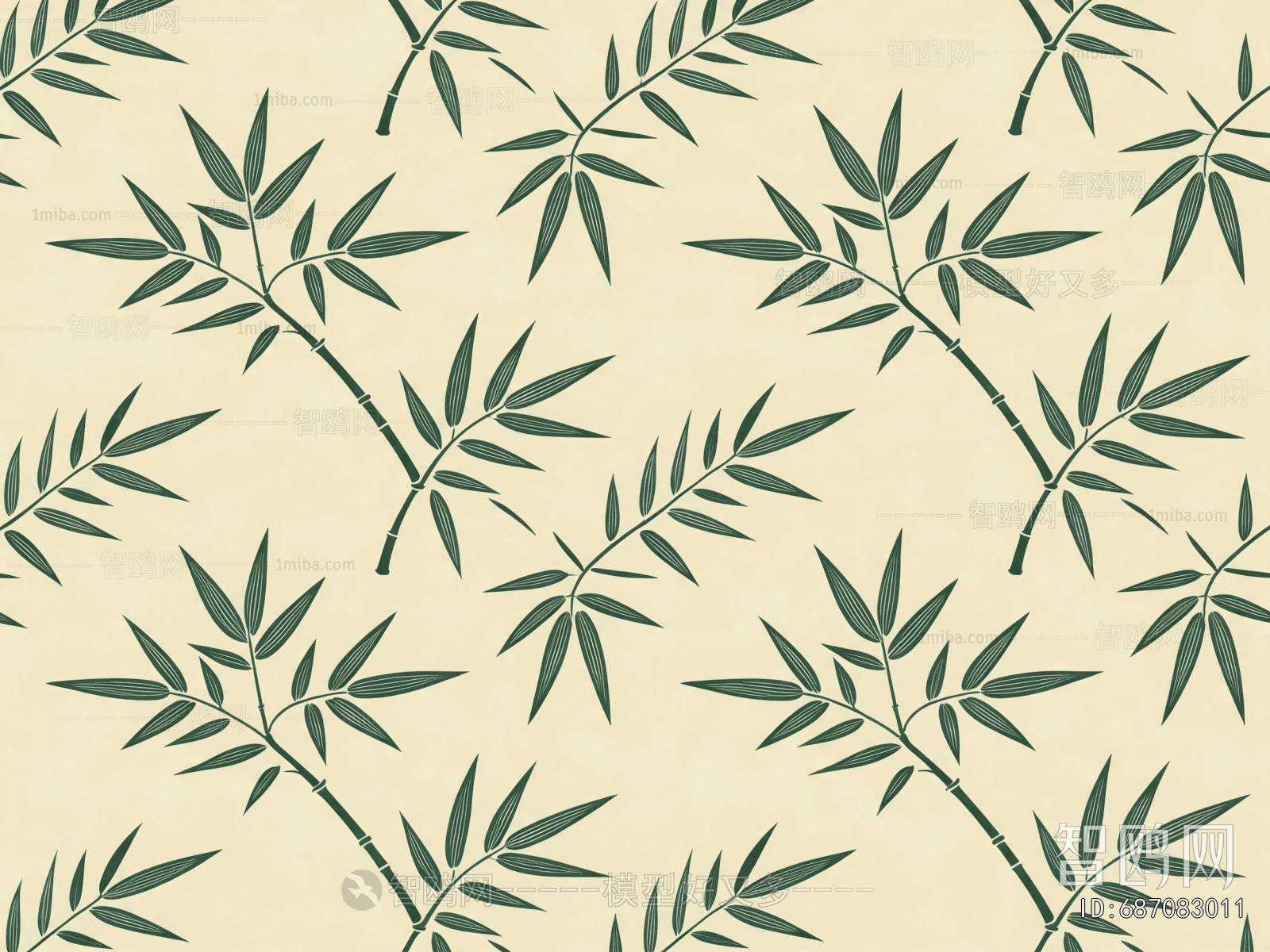 Animal And Plant Pattern Wallpaper