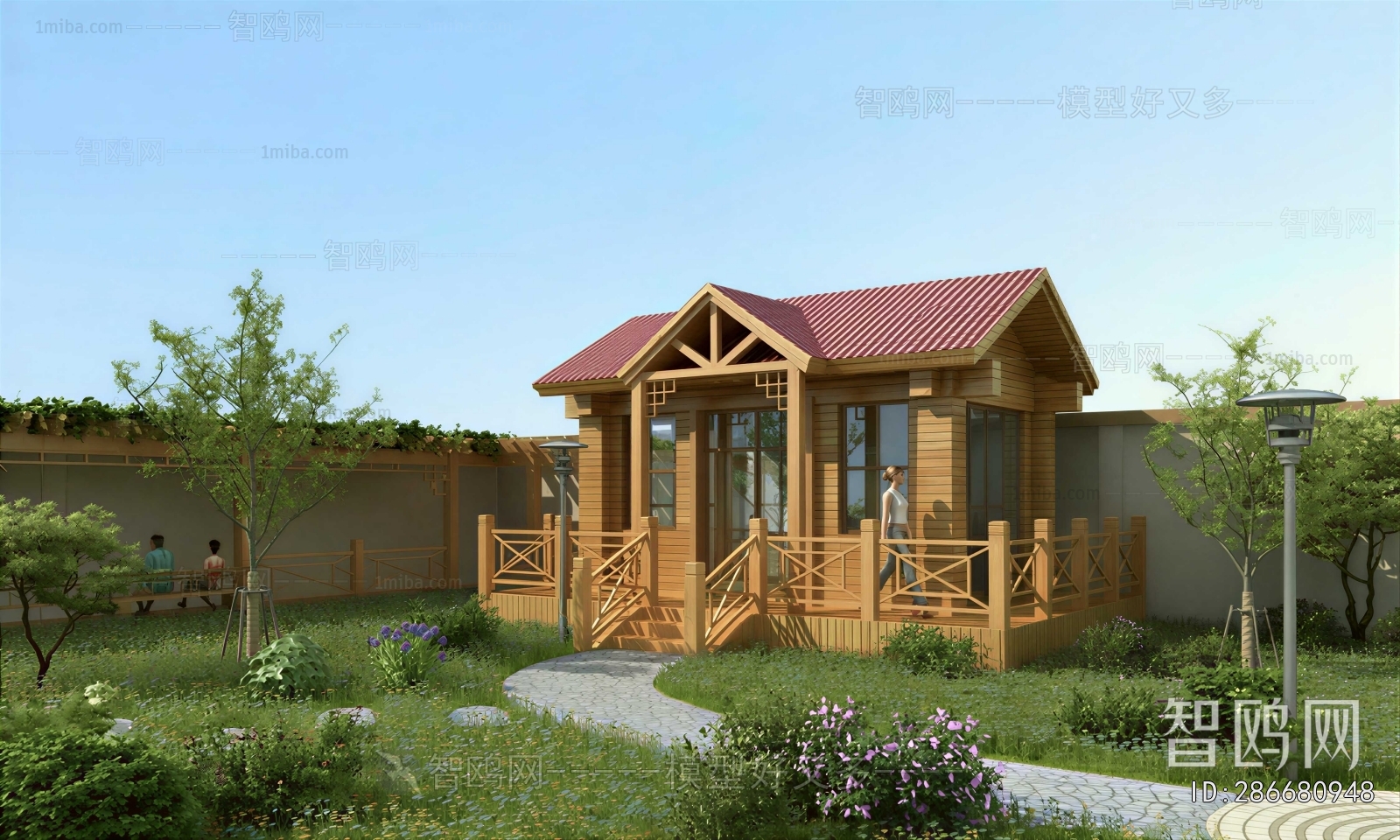 New Chinese Style Courtyard/landscape
