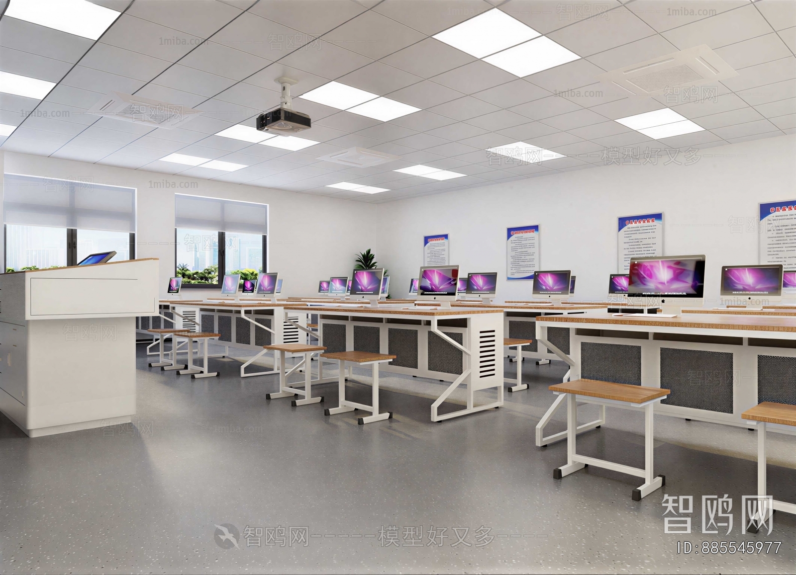 Modern School Classrooms