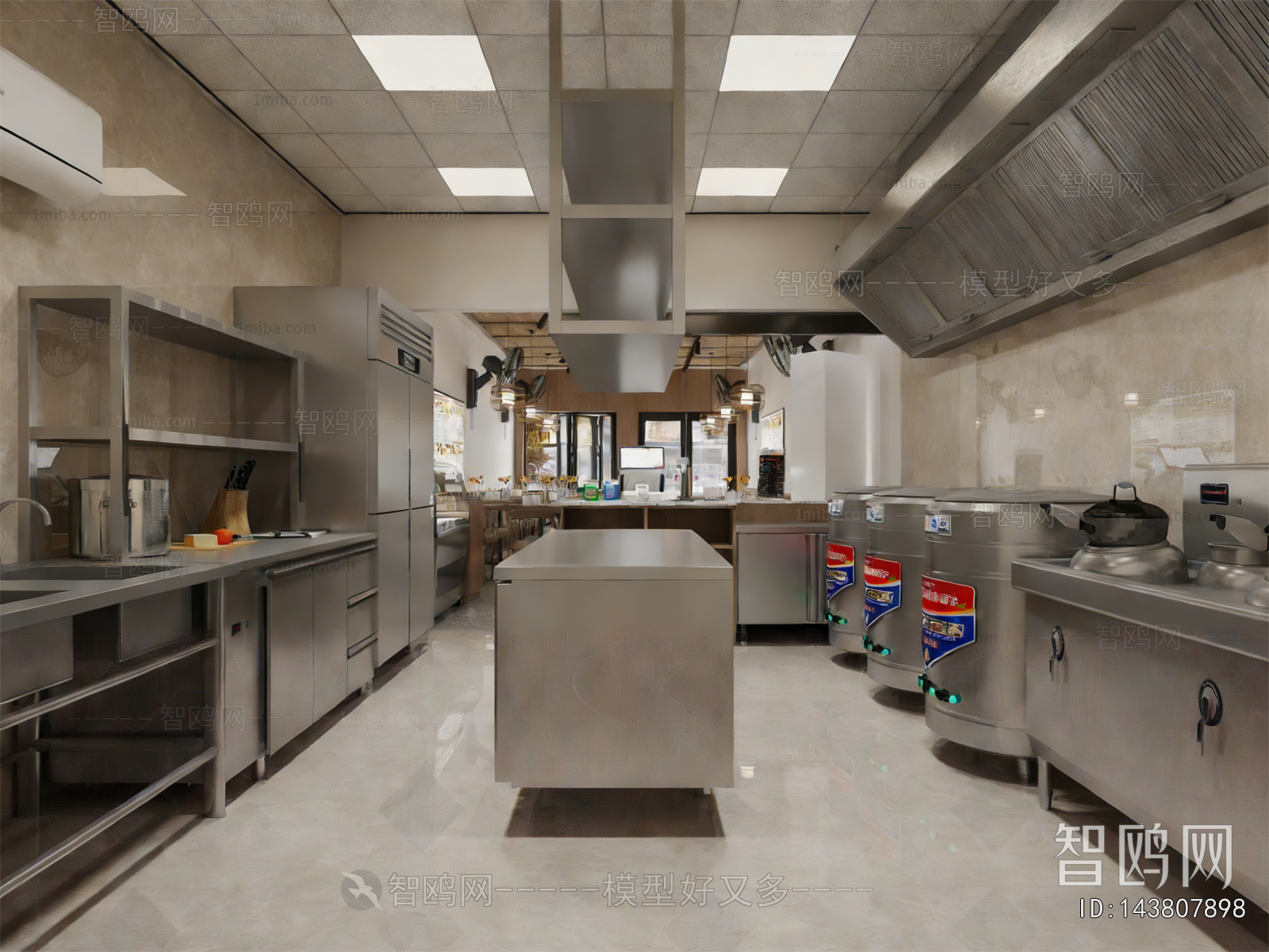 Modern Central Kitchen