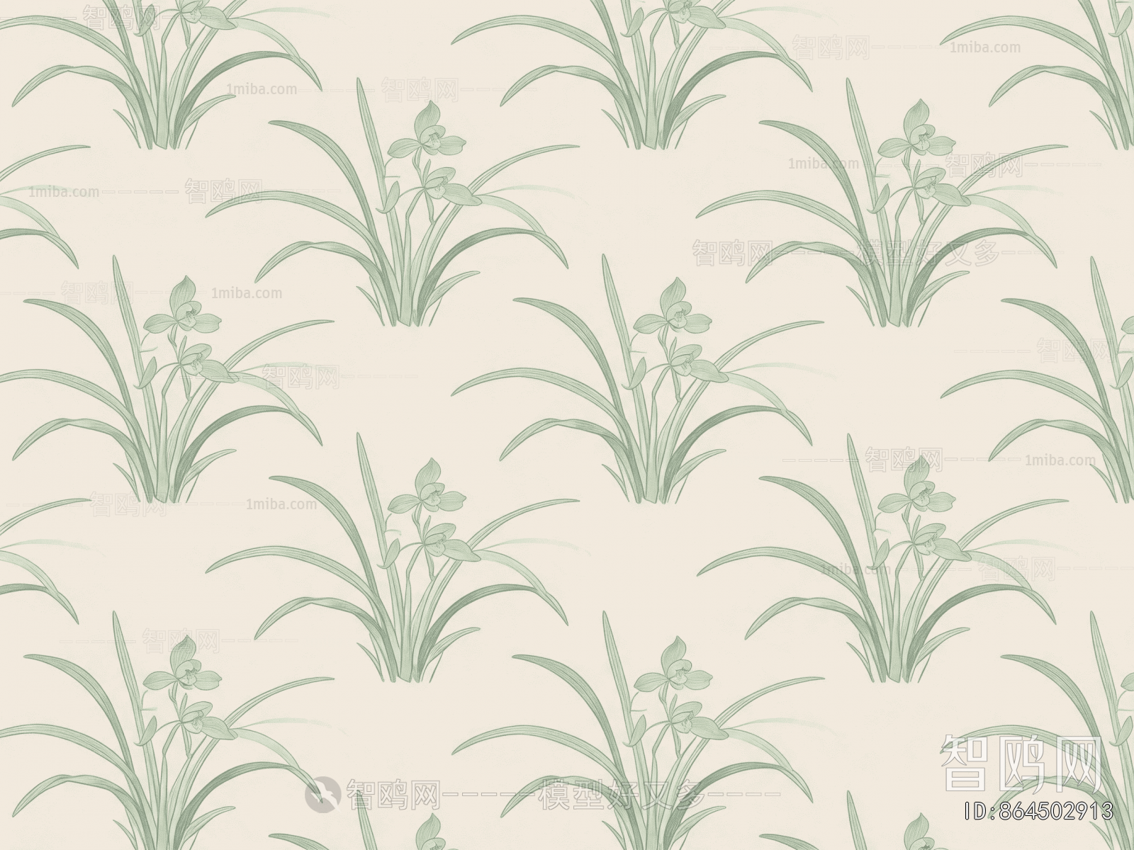 Animal And Plant Pattern Wallpaper