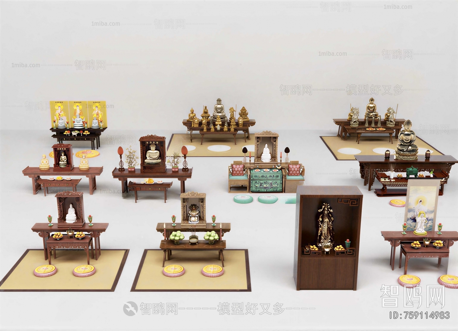Chinese Style Decorative Set